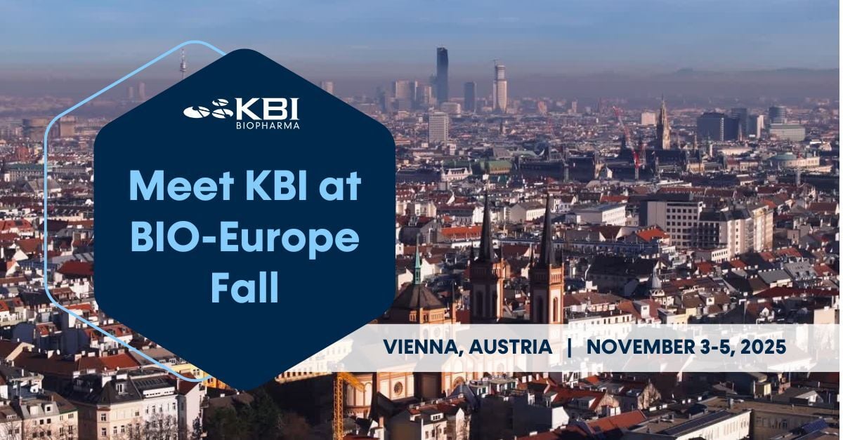 KBI Biopharma is attending BIO-Europe Fall