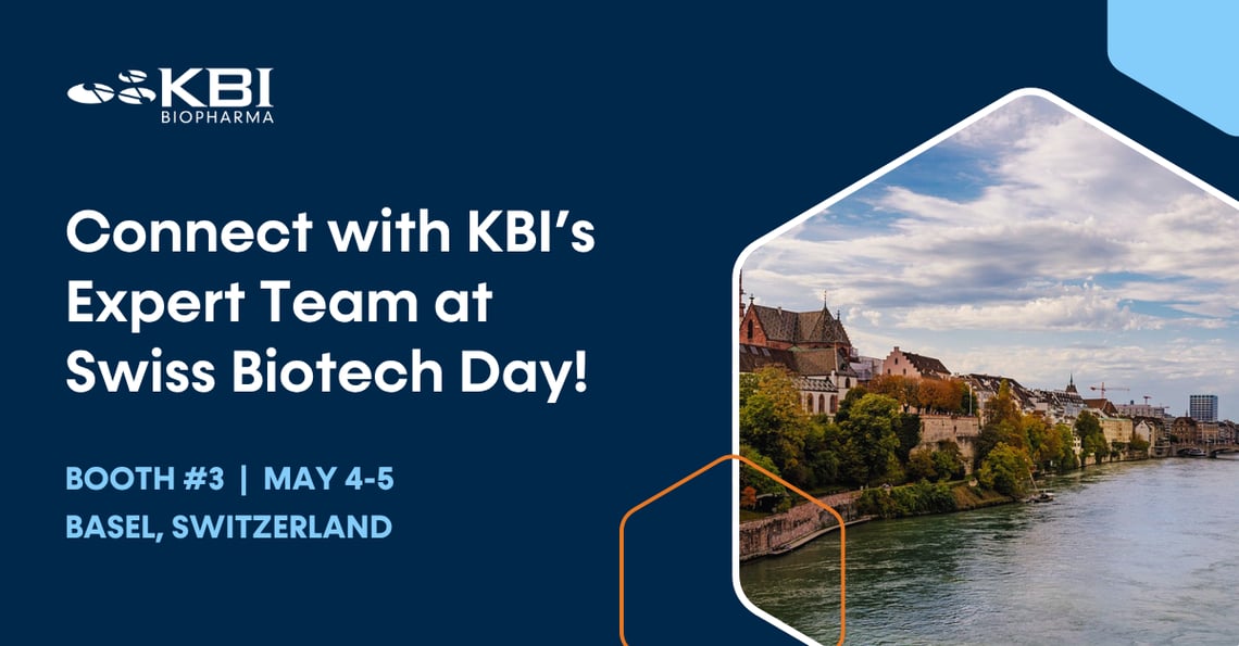 Connect with KBI’s Expert Team at Swiss Biotech Day!