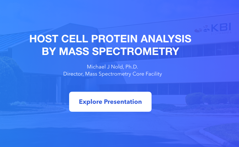 Presentation | Host Cell Protein Analysis by Mass Spectrometry
